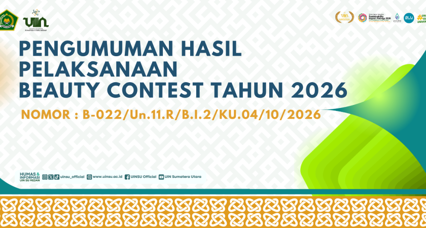 PENGUMUMAN HASIL PELAKSANAAN BEAUTY CONTEST TAHUN 2026