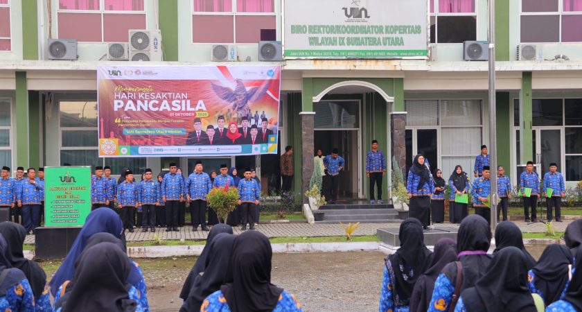 Perkokoh Kebersamaan dan Ideologi Bangsa, UINSU Medan Gelar Upacara Peringatan Hari Kesaktian Pancasila Tahun 2026 Secara Khidmat